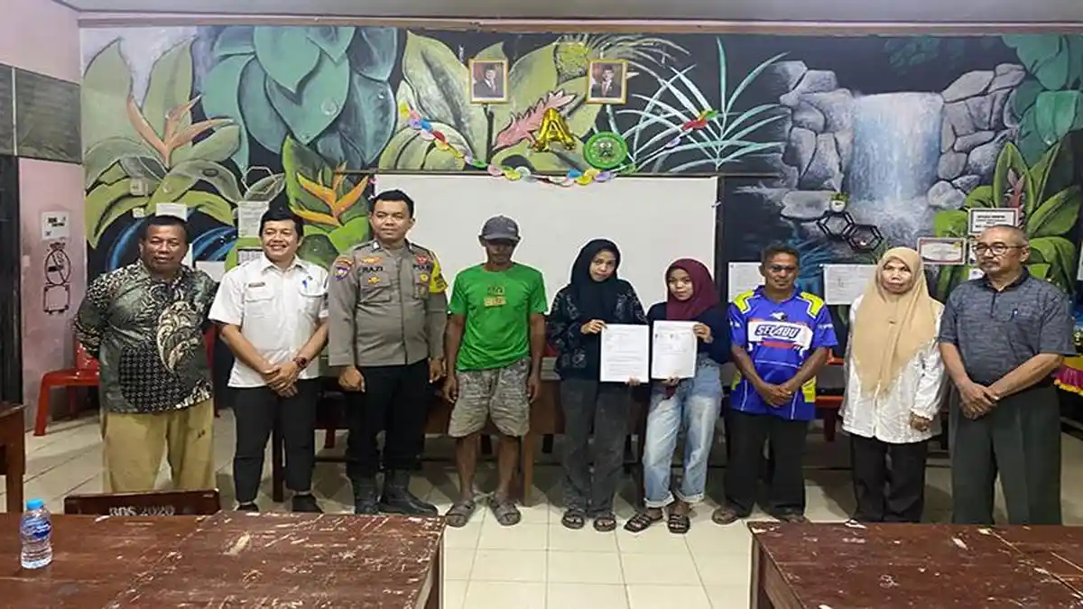 Viral Video Perkelahian Oknum Siswi SMPN 2 Seburing, Tempuh Mediasi Berujung Damai