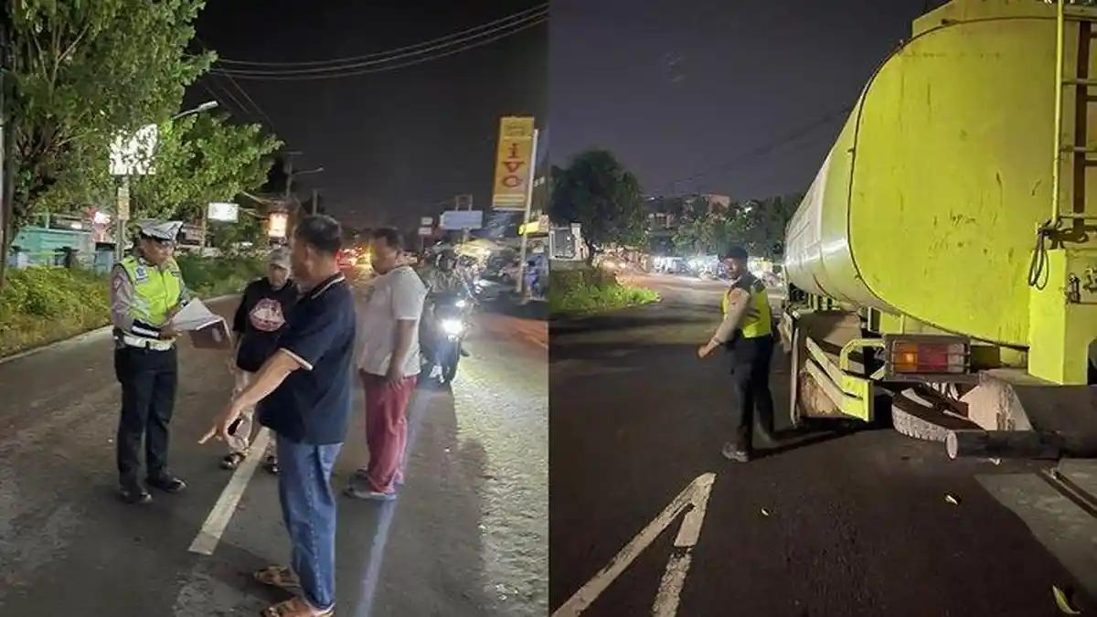 Kecelakaan Maut, Seorang Wanita Pengendara Motor Tewas, Korban Tertabrak Truk Tangki