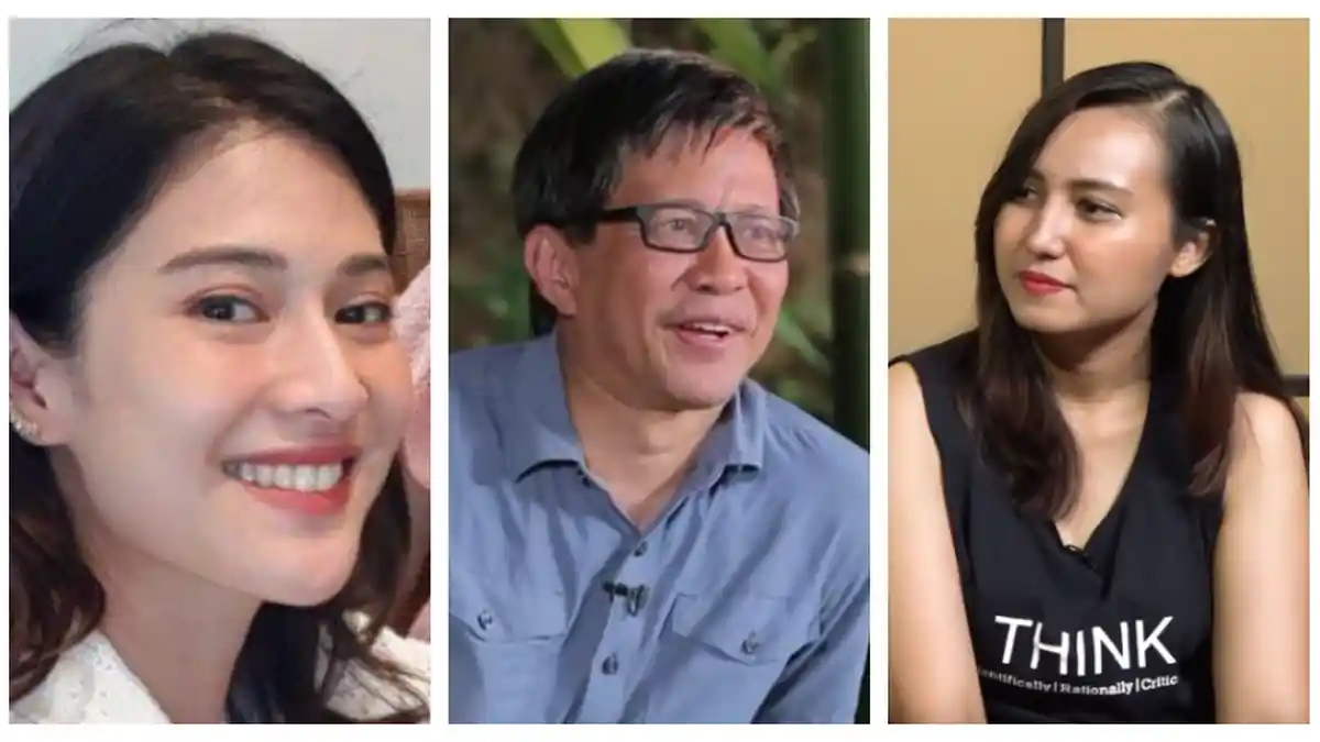Jawaban Rocky Gerung Saat Disuruh Memilih Antara Dian Sastro atau Cania Citta