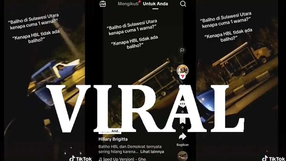 Viral Baliho Hillary Brigitta Lasut di Sulawesi Utara Diduga Dicopot Sejumlah Orang