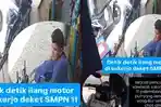 Detik-detik Motor Warga Sukarami Palembang Raib Dicuri, Pelaku Terekam CCTV Beraksi Hitungan Detik