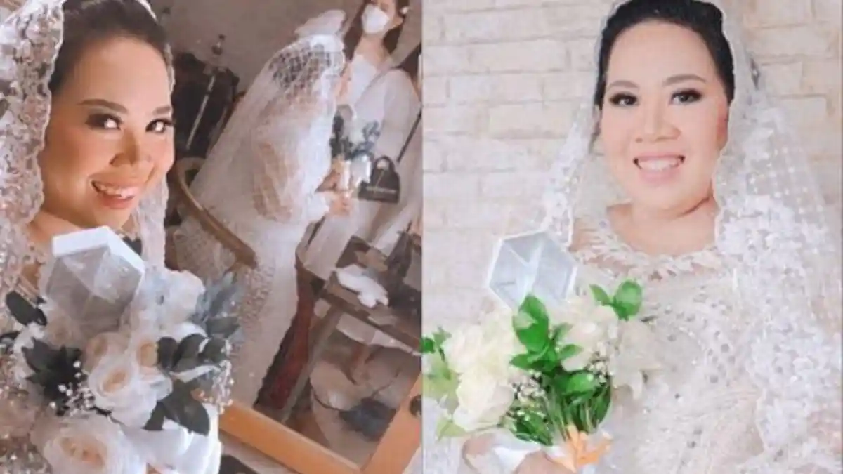 Jadi Penggemar K-Pop, Pengantin Wanita Ini Terima Buket Bunga yang Dihiasi Lightstick EXO