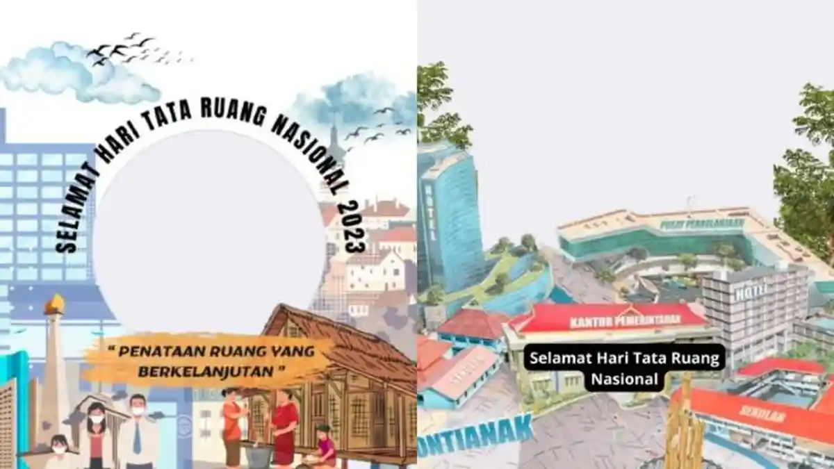 15 Link Twibbon Hari Tata Ruang Nasional 2023, Beserta Cara Membuatnya