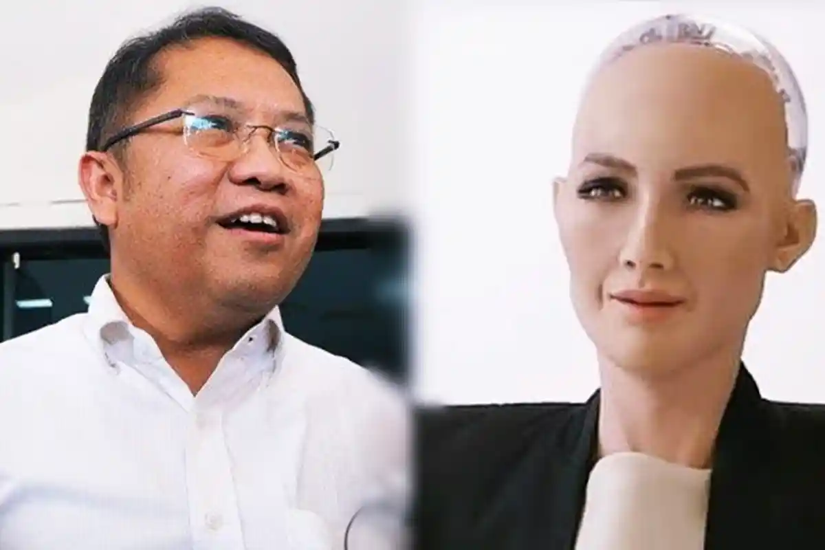 Menkominfo Rudiantara Ajak Kencan Robot Sophia, Respons Sophia Bikin Kagum Sekaligus Ngakak