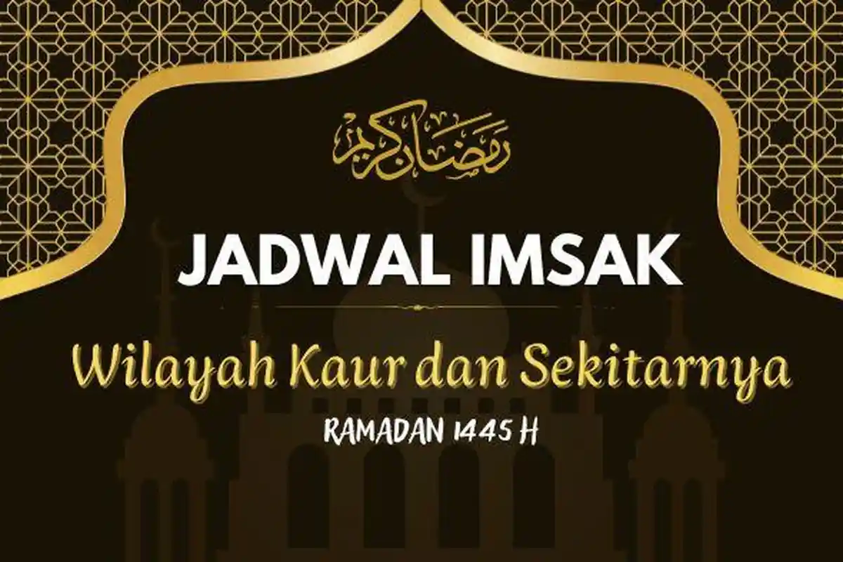 TERLENGKAP! Jadwal Imsak, Buka Puasa, dan Sholat Fardhu untuk Kaur Bintuhan dan Sekitarnya