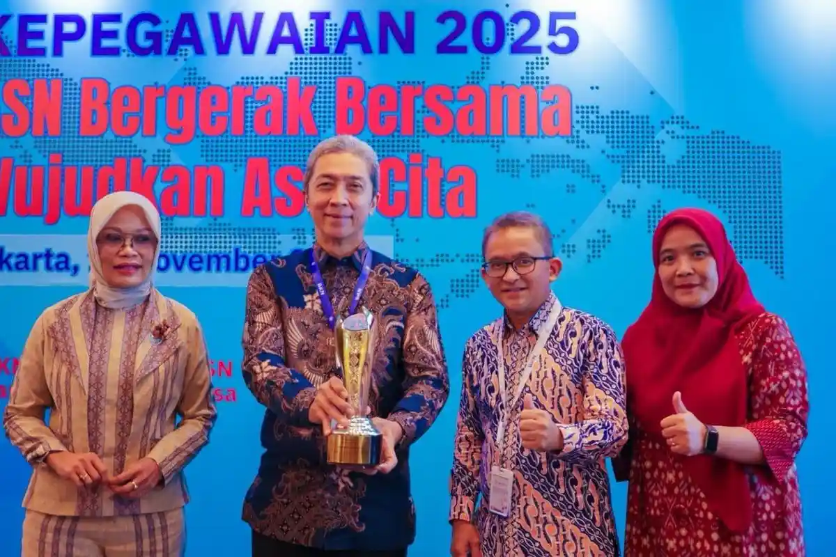 Pemkot Bogor Raih Peringkat Kedua BKN Award 2025, Dedie Rachim Apresiasi Transformasi ASN