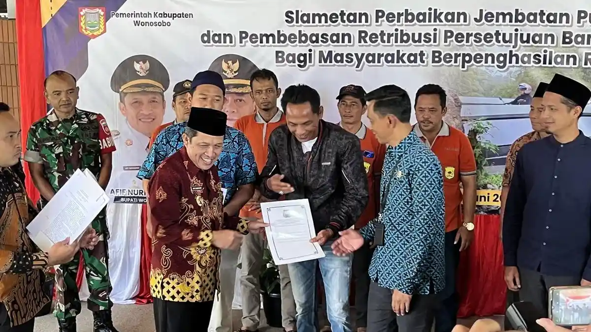 Bangun Rumah MBR, 3 Perusahaan Dapat Pembebasan Retribusi dari DPUPR Wonosobo