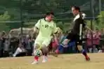 Jokowi Bermain Bola di Pesta Rakyat Waduk Pluit