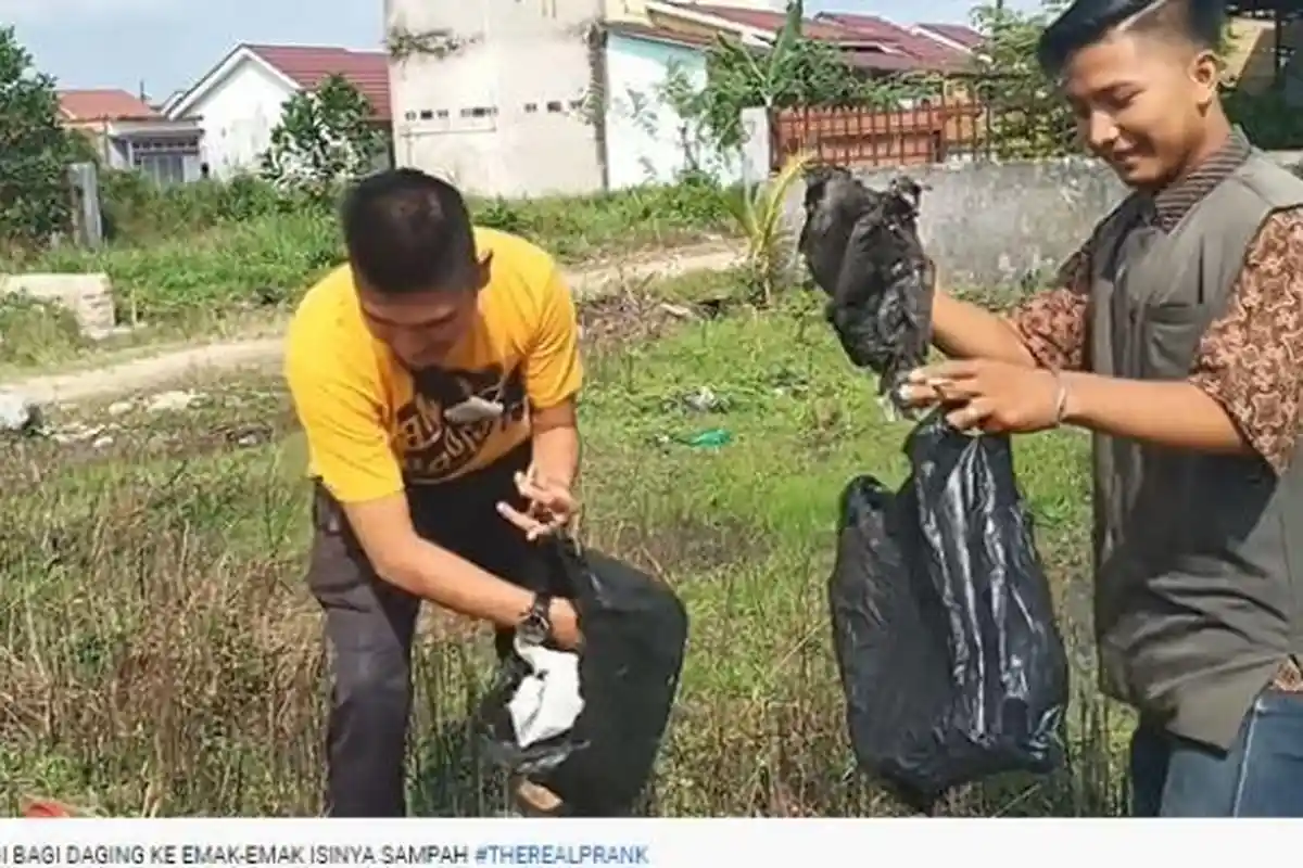 Ditangkap Usai Prank Daging Isi Sampah, Sebelumnya Edo Putra Juga Pernah Bikin Prank THR Isi Sampah