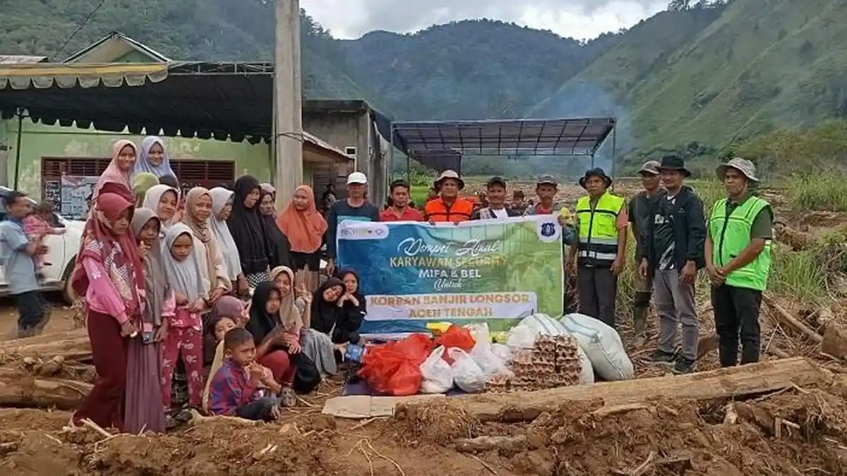Karyawan MDB Mifa-BEL Alirkan Bantuan untuk Korban Banjir Aceh Tengah