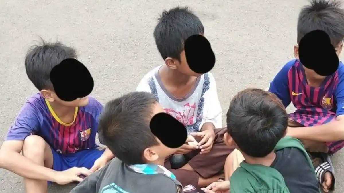 Memprihatinkan Lima Orang Anak SD Ditangkap Polisi saat Demo Penolakan UU Cipta Kerja
