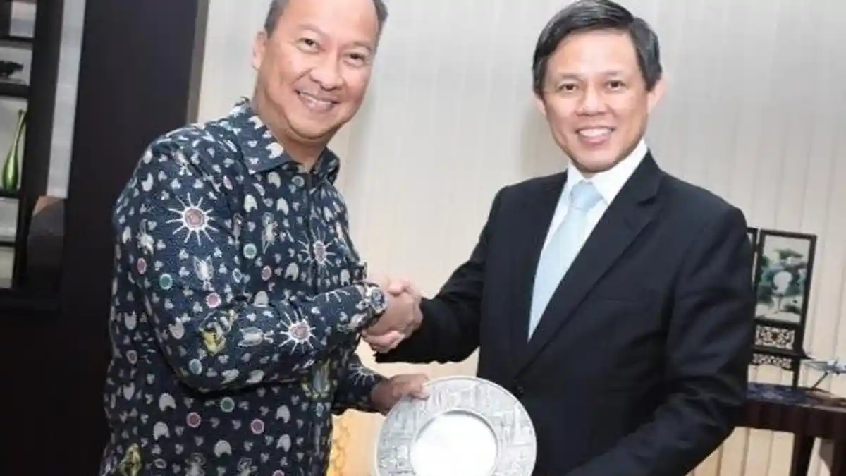 Bertemu Menperin Singapura, Agus Gumiwang Sepakati Penguatan Kerjasama Bilateral