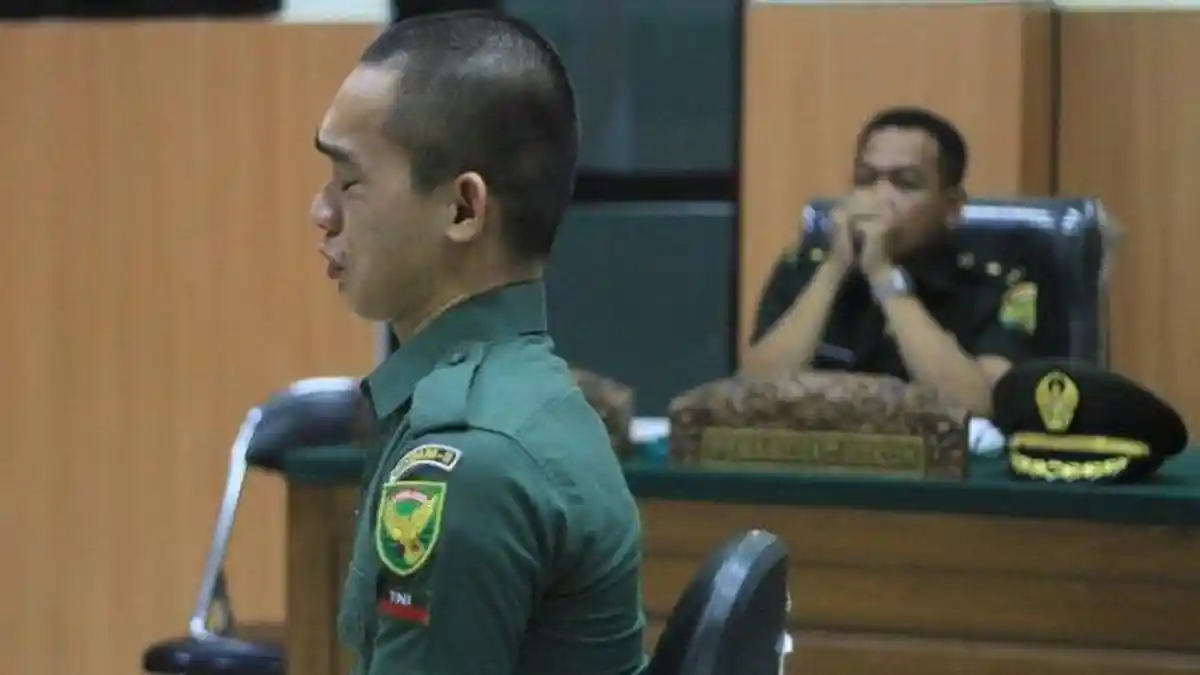 BREAKING NEWS : PRADA DP Menangis Dihukum Penjara Seumur Hidup dan Dipecat dari Satuan TNI
