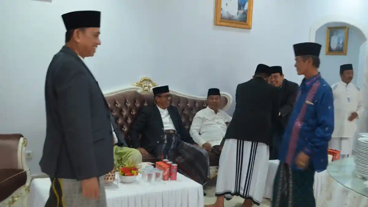 Pasca Salat Iduladha, Bupati dan Wakil Bupati Wajo Giliran Gelar Halalbihalal