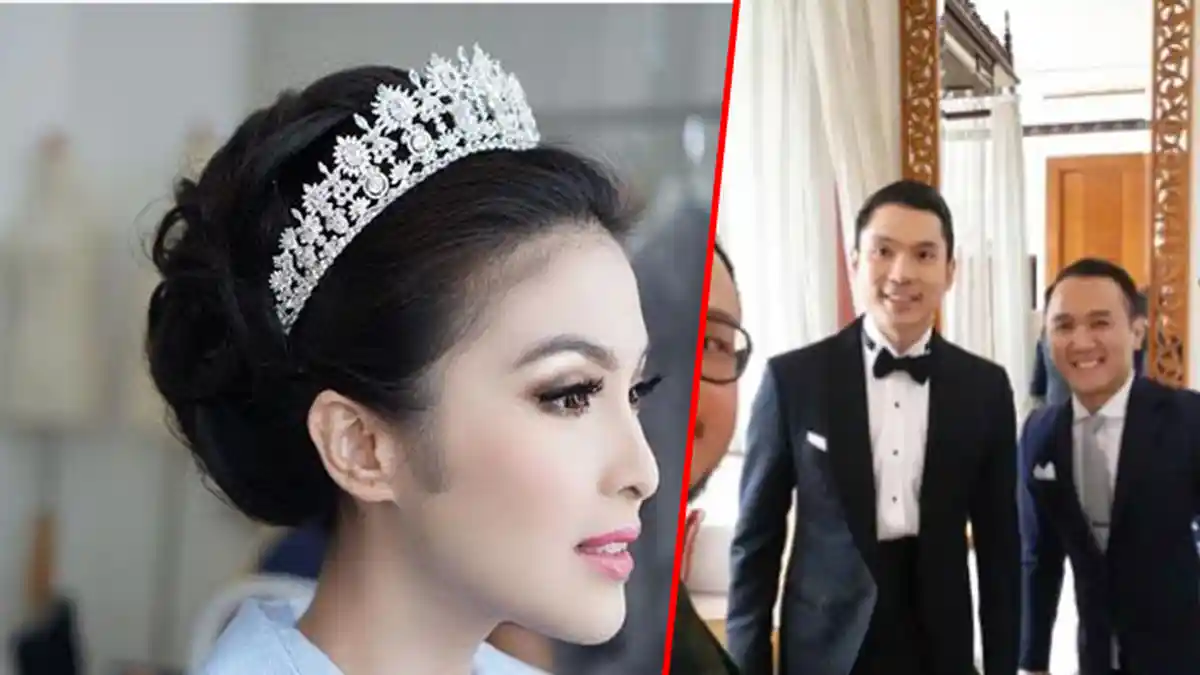 Sandra Dewi Menikah, Tampil Cantik Kenakan Mahkota Bertahtakan Batu Berkilau
