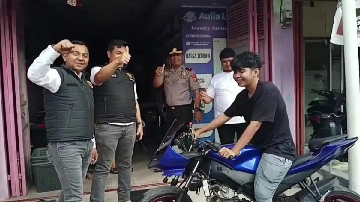 Sepeda Motor Samuel Dikembalikan, Mahasiswa Korban Pencurian Kendaraan Bermotor