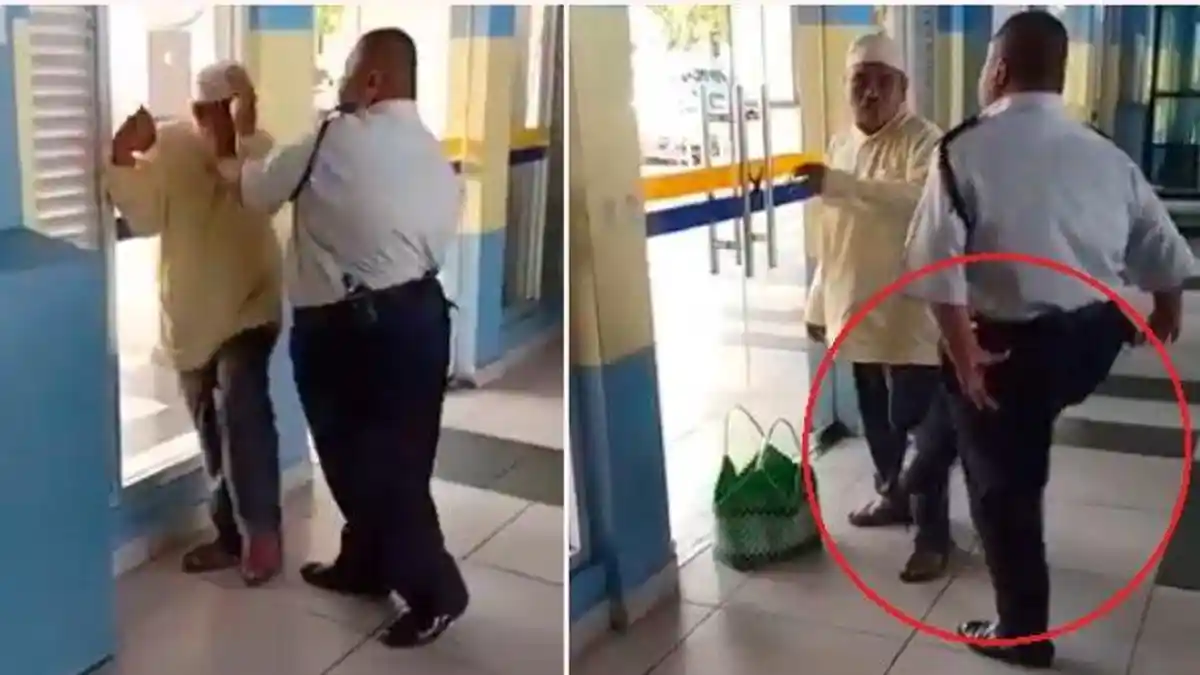 VIRAL Video Penjual Asongan Cacat Diusir Satpam, Sampai Dipukul Kepalanya hingga Kaki Ditendang