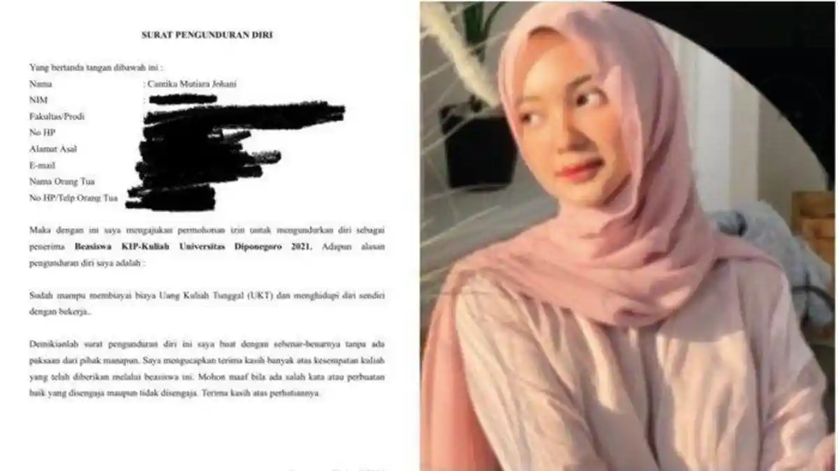 FAKTA Cantika Mutiara Johani Penerima KIP Kuliah Viral Gaya Hedon ...
