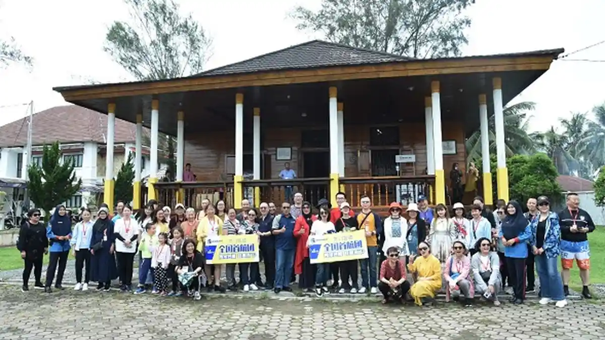 Ny Luci Genius dan Pihak Pemko Pariaman Sambut Hangat Kunjungan Rombongan Wisatawan China