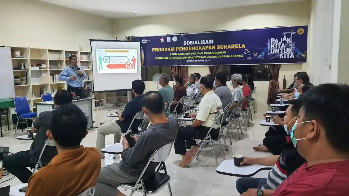 Pajak Bintan Sosialisasikan Program Pengungkapan Sukarela ke Komunitas Pengusaha Tanjung Uban