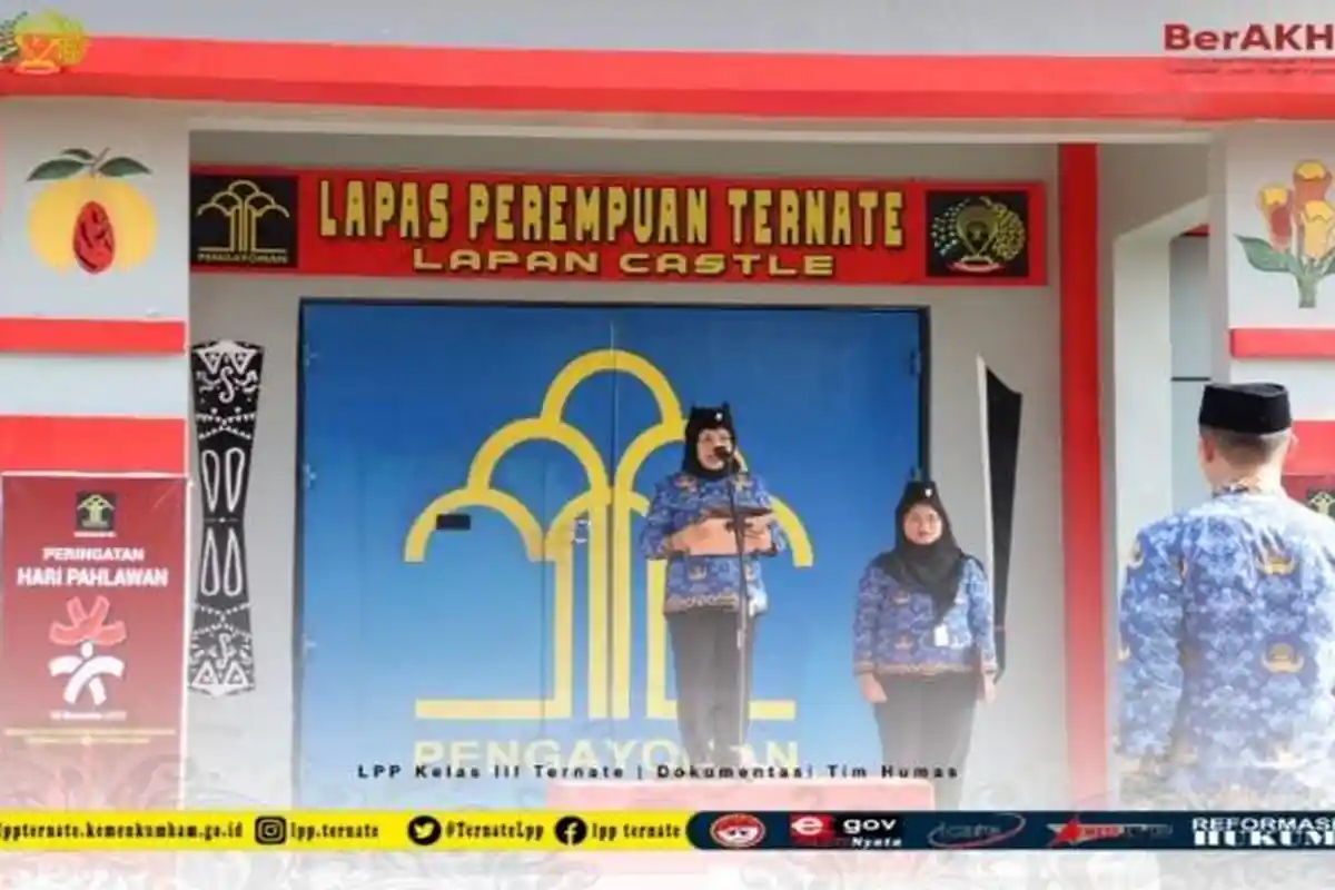 Upacara HUT ke-52 Korpri di LPP Ternate Kemenkumham, KORPRI Mesin Penggerak Pembangunan