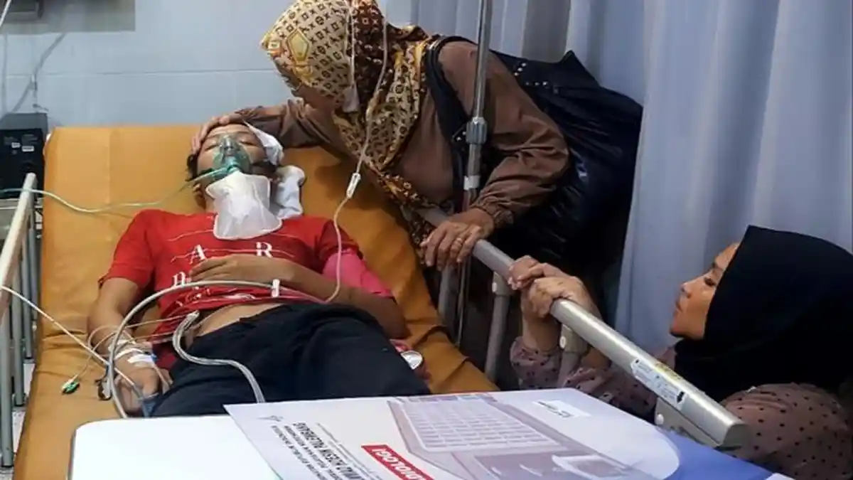 Dijemput Sehat, Orangtua di Palembang Kaget sang Anak Sudah Terbaring di Rumah Sakit, Kepala Robek