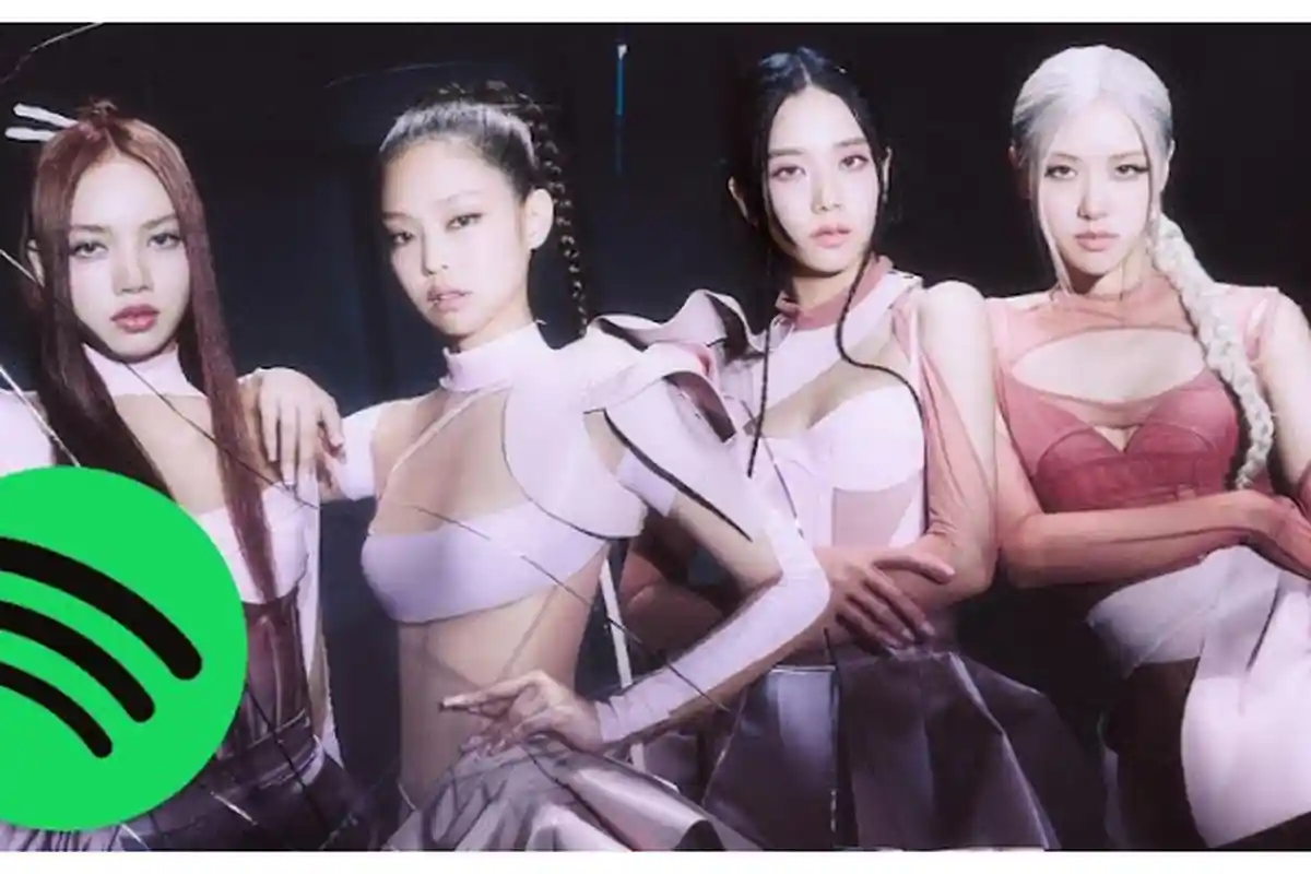 'Pink Venom' Kembali Cetak Rekor, Blackpink Jadi Artis Tercepat Capai 100 Juta Streaming di Spotify