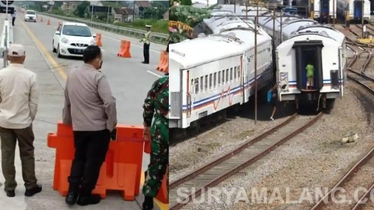 UPDATE PSBB Malang Raya Hari Ini 6 Mei 2020: PT KAI Batalkan Perjalanan Kereta ke Surabaya