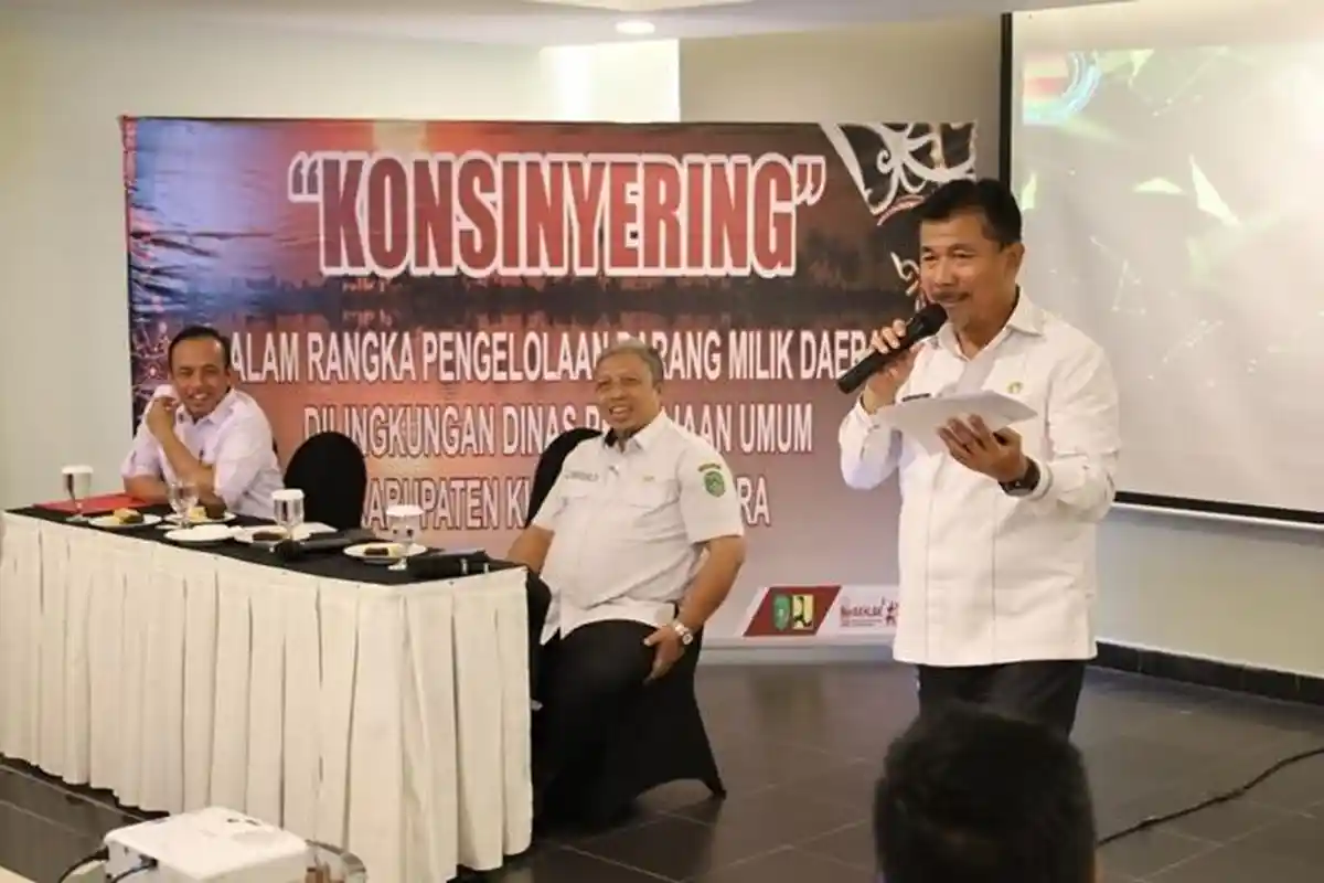 Optimalkan Pengelolaan Barang Milik Daerah, Dinas PU Kukar Gelar Konsinyering, Dibuka Sekda