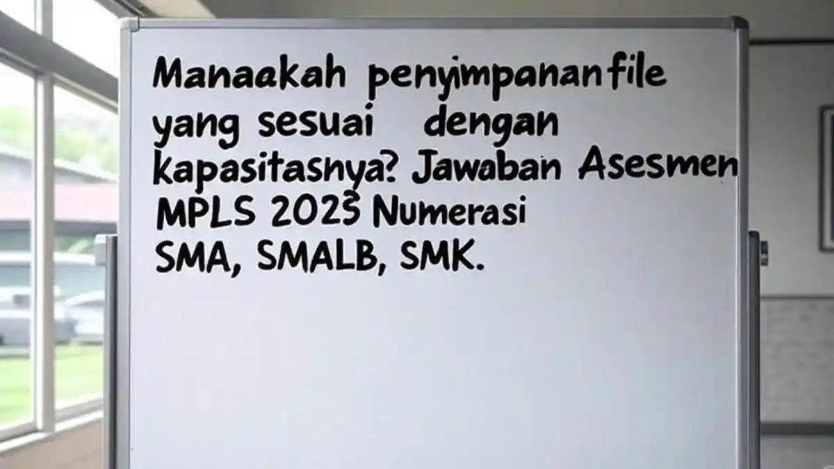 Manakah Penyimpanan File yang Sesuai dengan Kapasitasnya? Jawaban ...