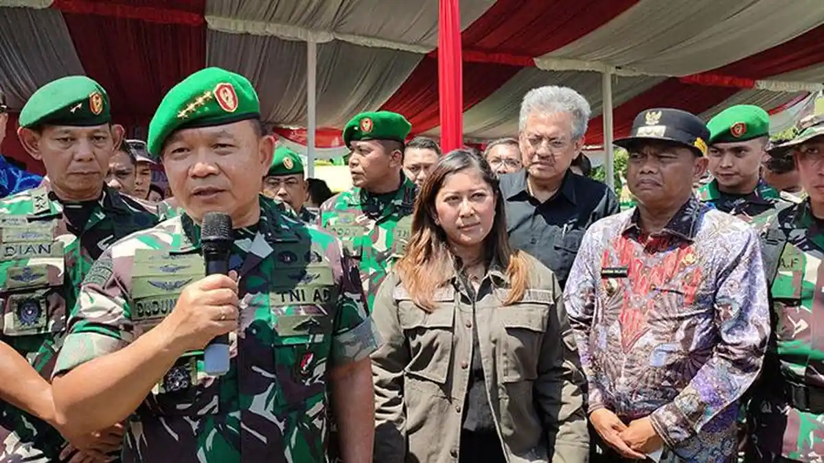 Jenderal Dudung Tutup Kegiatan TNI Manunggal Membangun Desa di Sergai: TNI Bersama Rakyat