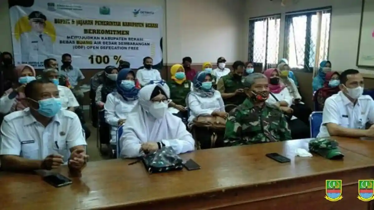 Jamban Sehat Sudah Tersedia 100 Persen Warga Kecamatan Setu Sepakat Tak Lagi BAB di Sembarang Tempat