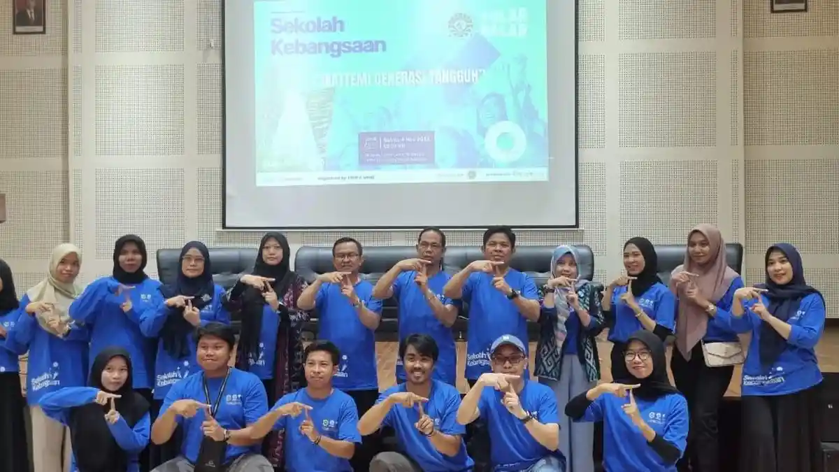Sekolah Kebangsaan UNM Kolaborasi Tular Nalar, 100 Mahasiswa Diajari Tangkal Berita Hoax