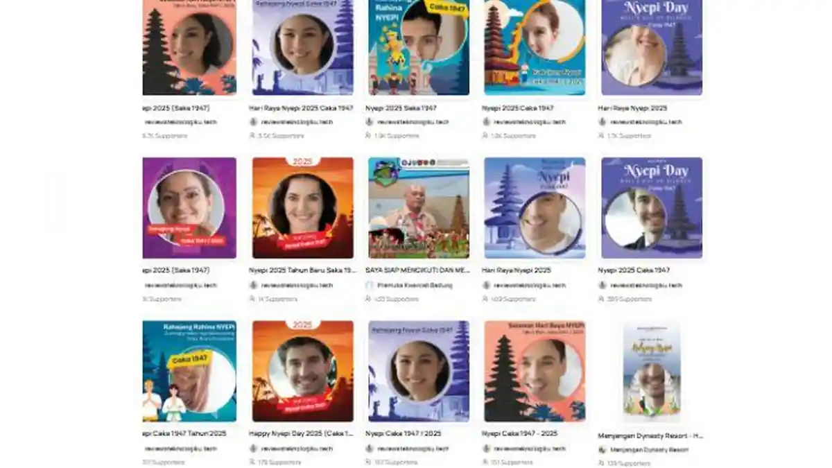 30 LINK Twibbon Hari Raya Nyepi 2025 Menarik dan Gratis, Lengkap Cara Menggunakannya, Jadikan Status