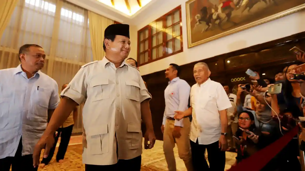 Usai Pembacaan Putusan MK, Pimpinan Parpol Koalisi Adil Makmur Rapat di Rumah Prabowo