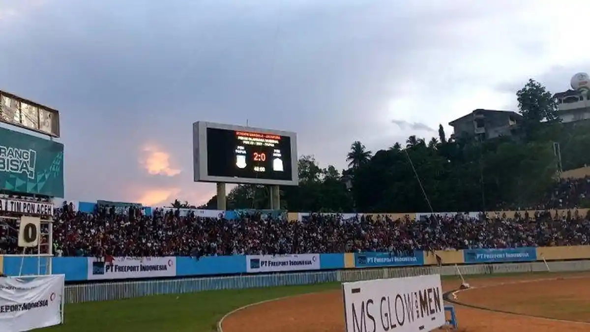 Update Final Sepak Bola PON XX, Tuan Rumah Papua Sabet Emas, Kalahkan Aceh Skor, 2-0 