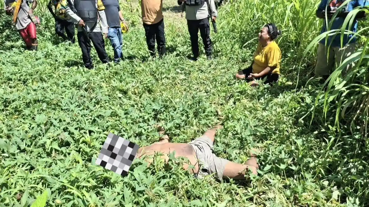 Penemuan Mayat Pria di Kampung Bumi Mulia Nabire Masih Misteri