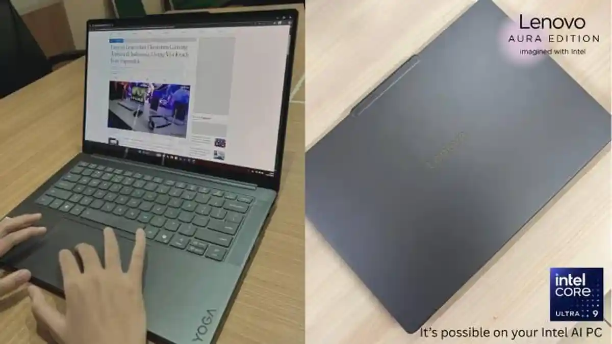 Lenovo Yoga Pro 7i Aura Edition kolaborasi bersama Intel, Laptop Canggih untuk Kreator Modern