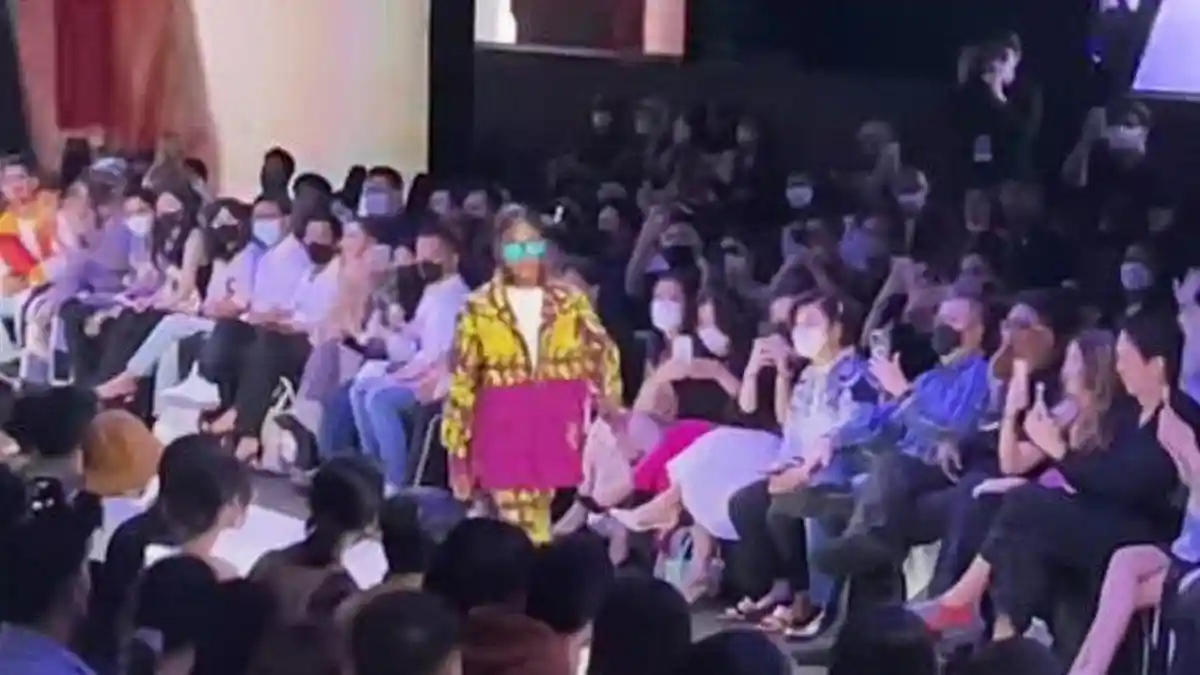 Lama Tak Terlihat, Bonge Citayam Kini Jadi Model Bareng Al Ghazali di Jakarta Fashion Food Festival