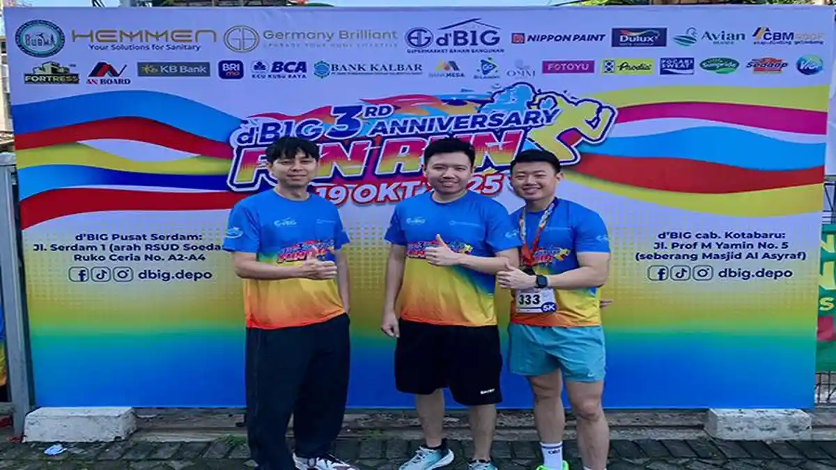 Ratusan Peserta Meriahkan Event Fun Run Perayaan Anniversary ke-3 d’BIG
