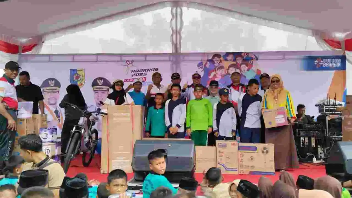 Kapolres Batubara Hadiri Haornas ke-45, Jalan Santai Bersama Masyarakat