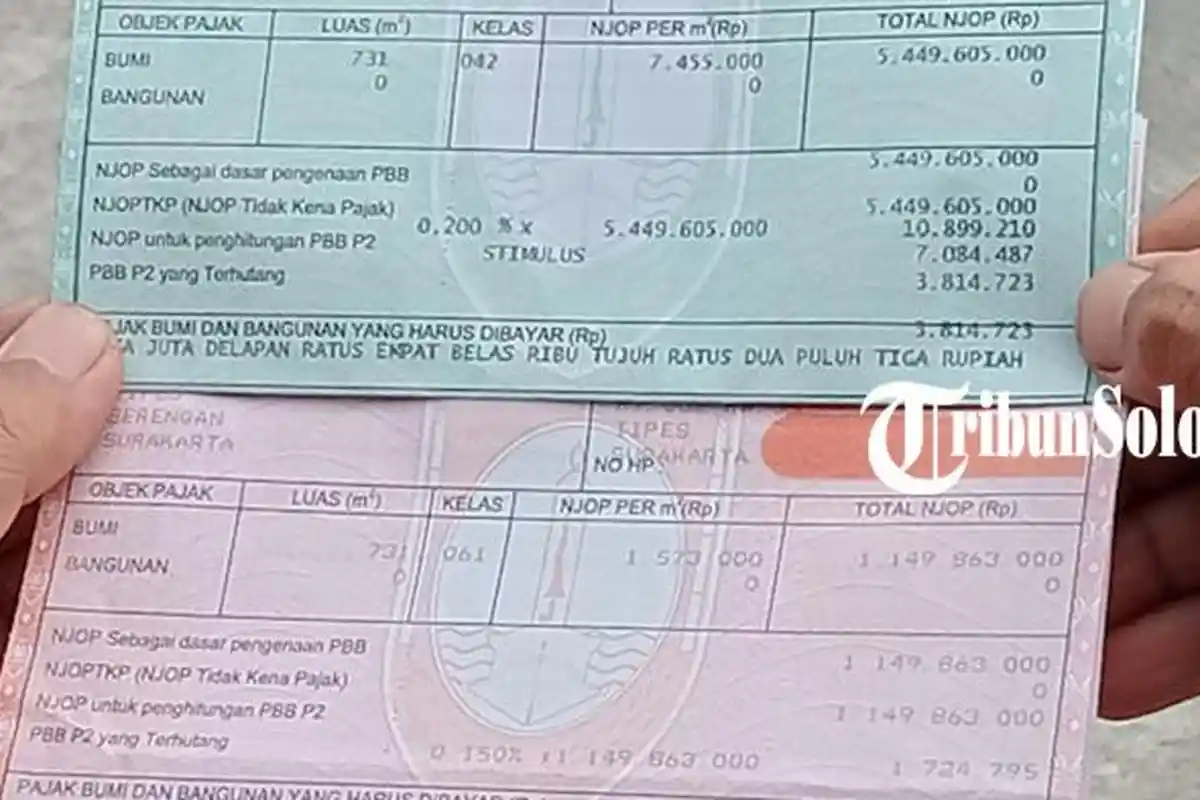 Wajib Pajak Kota Solo yang Sudah Bayar PBB Harap Bersabar, Restitusi Tak Akan Langsung Dikembalikan