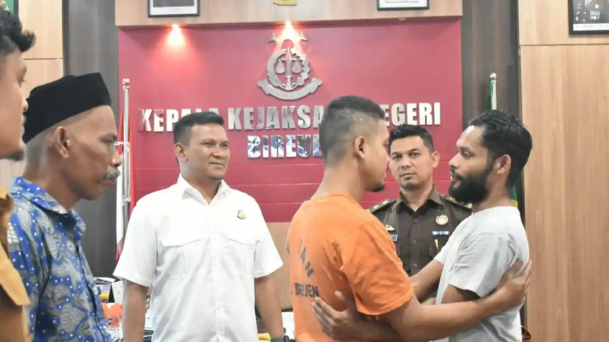 Kasus Pinjam Sepmor Karena Hujan Didamaikan Kejari Bireuen