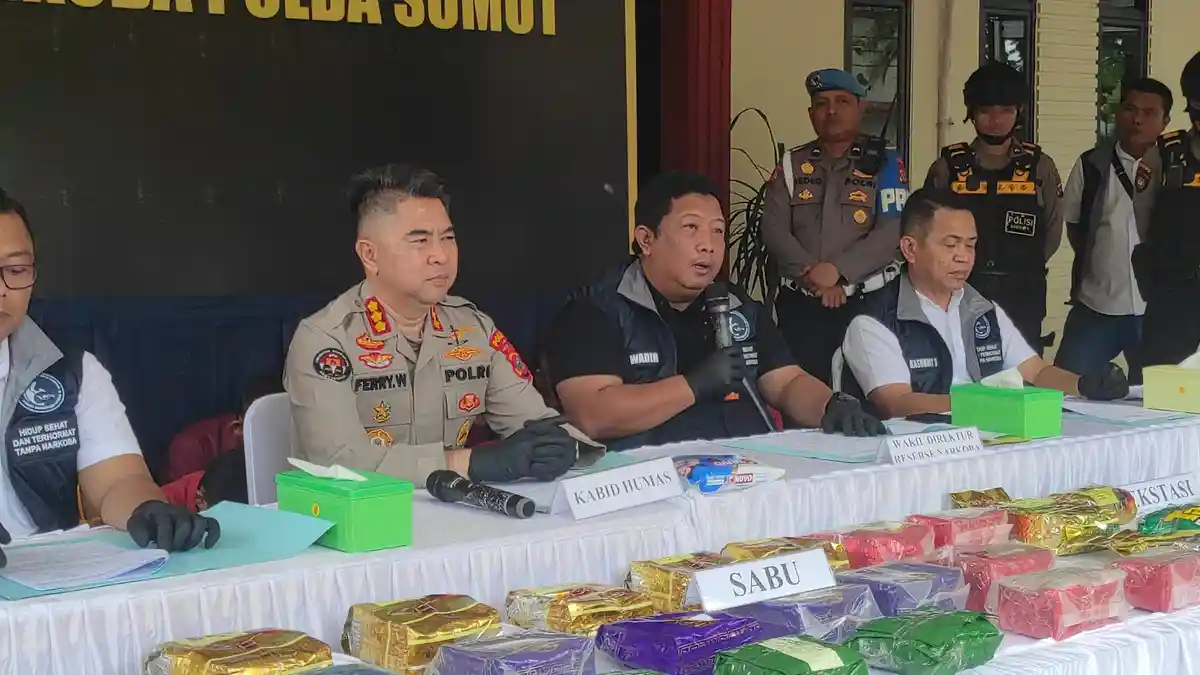 114 Kasus Narkoba Terungkap Selama 2 Bulan, Polda Sumut Tangkap Pelaku di Masjid hingga Kuburan