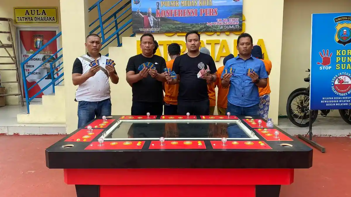 Gerebek Lokasi Judi Tembak Ikan, Polisi Tangkap Delapan Pria
