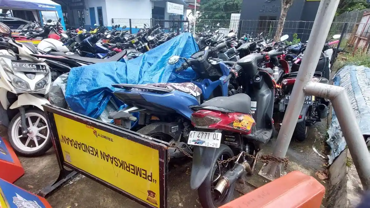 Puluhan Motor yang Terlibat Balapan Liar di Samarinda Rata-rata Pakai Knalpot Brong