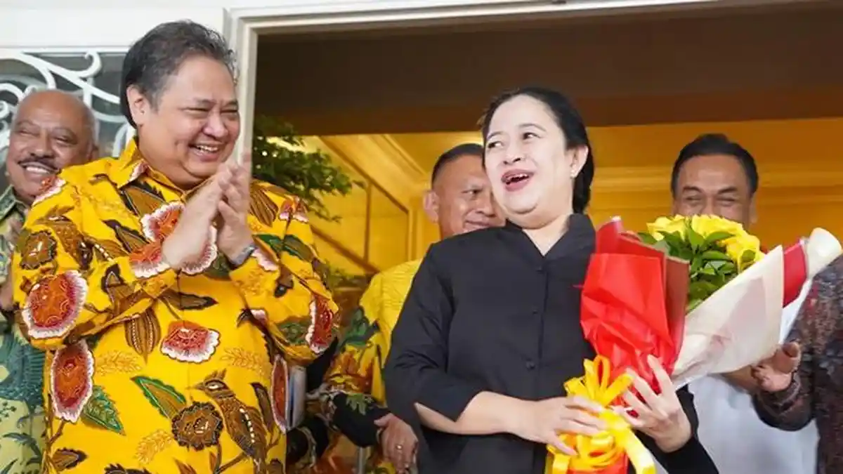 Sempat Mesra Dengan Bunga Merah Kuning, Puan Sebut Tim Teknis PDIP Golkar Resmi Bubar, Ada Apa?