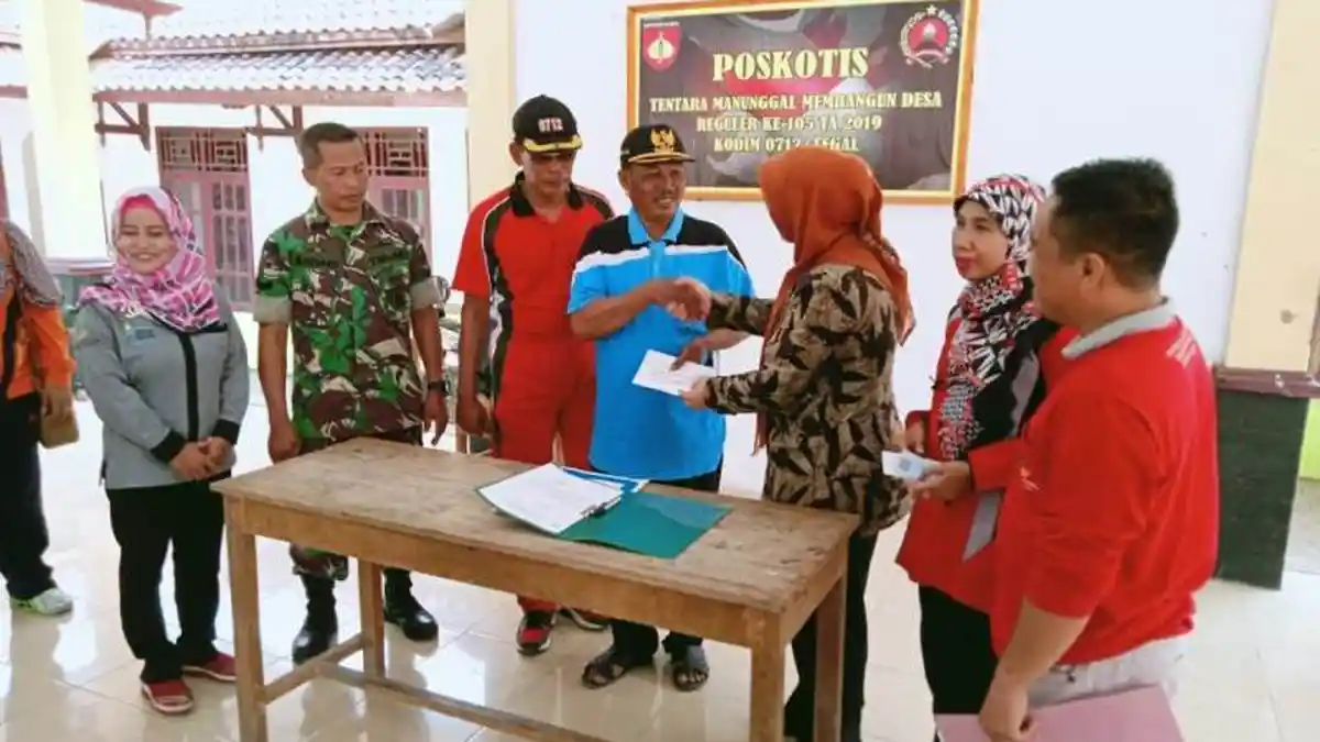 Dana Hibah Rehab RTLH Kemensos RI Diserahkan Pasca TMMD Reguler Tegal