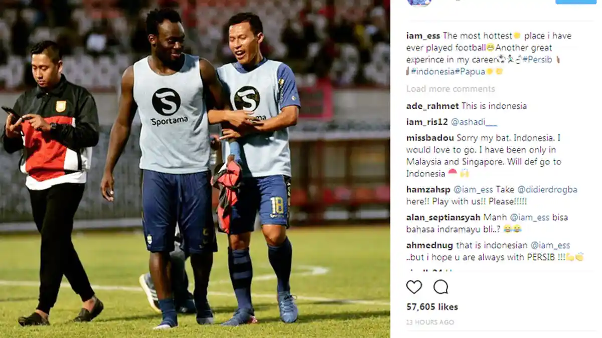 Essien Mengaduh Kepanasan Main di Papua, Begini Seruan Vujovic