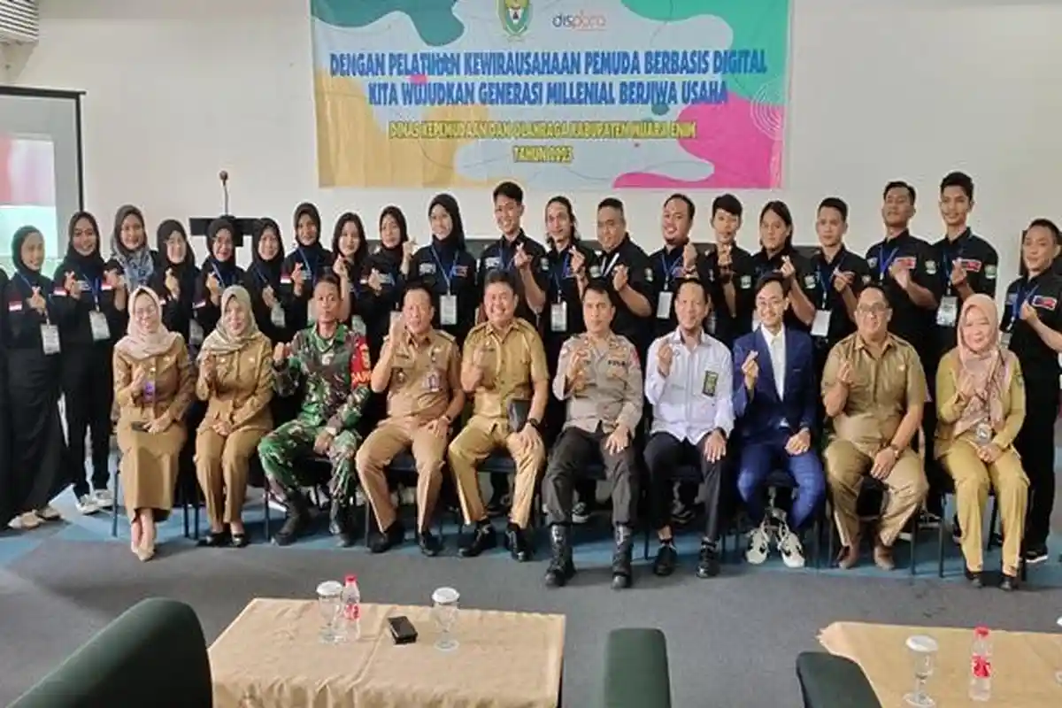 Bekali Kemampuan Digital, 22 Pemuda Muara Enim Ikuti Pelatihan Kewirausahaan